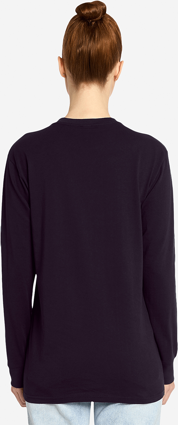 Lane Seven Ls15009 Heavyweight Long Sleeve Tee - Plum