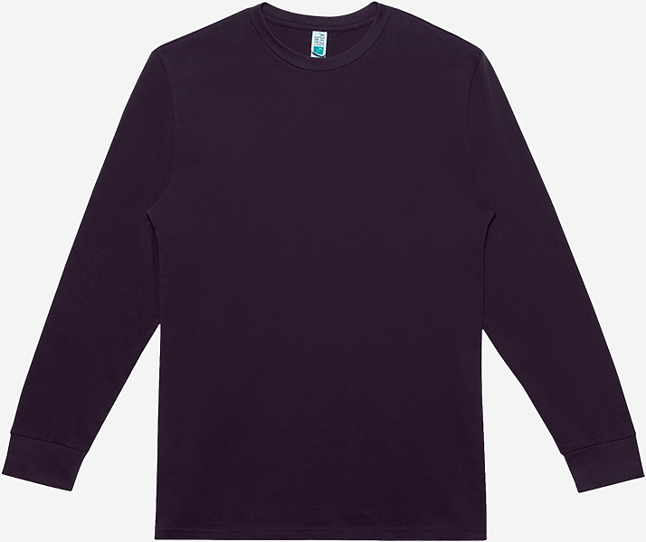 Lane Seven Ls15009 Heavyweight Long Sleeve Tee - Plum