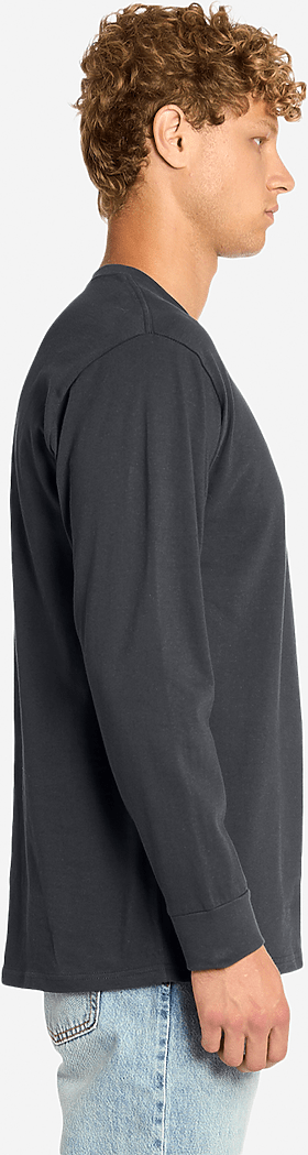 Lane Seven Ls15009 Heavyweight Long Sleeve Tee - Smoke