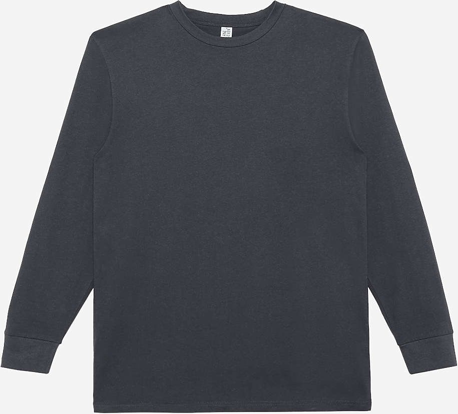 Lane Seven Ls15009 Heavyweight Long Sleeve Tee - Smoke