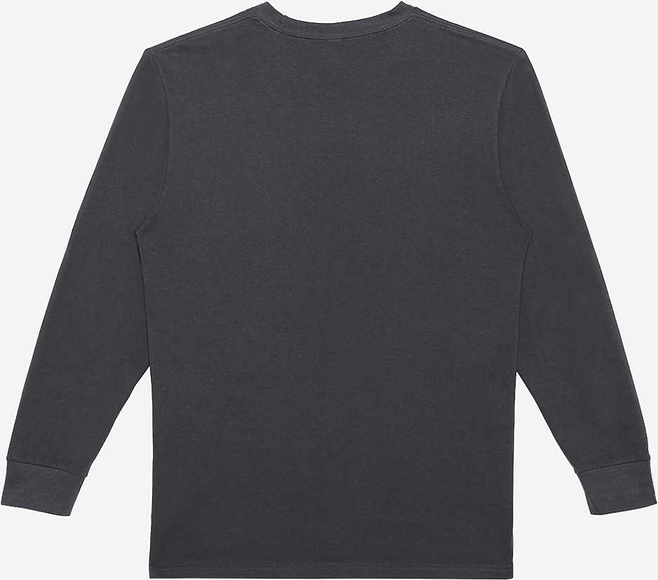 Lane Seven Ls15009 Heavyweight Long Sleeve Tee - Smoke