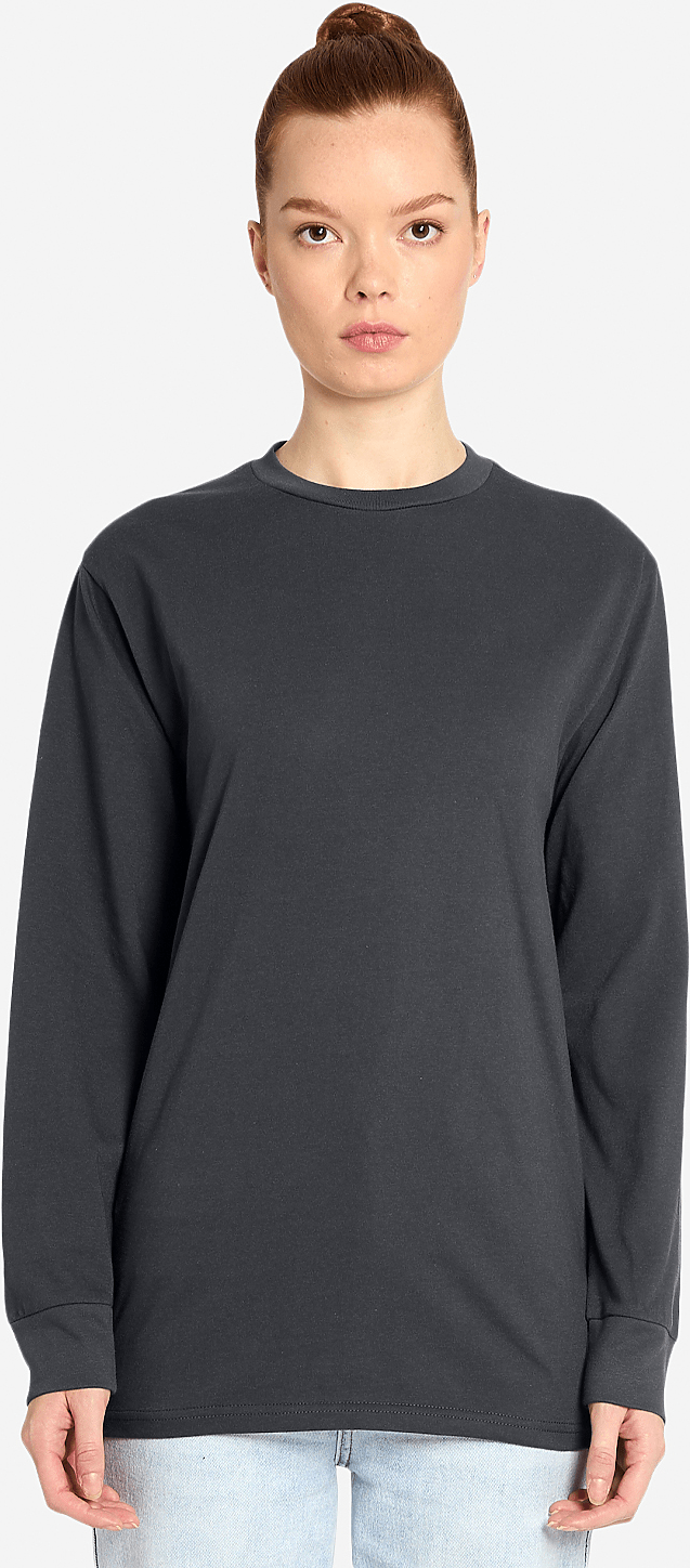 Lane Seven Ls15009 Heavyweight Long Sleeve Tee - Smoke