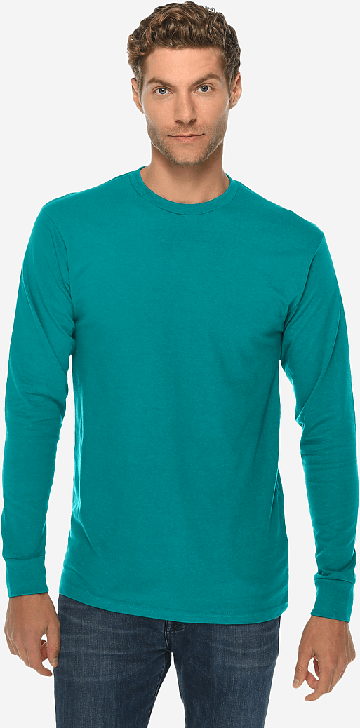Lane Seven Ls15009 Heavyweight Long Sleeve Tee - Teal