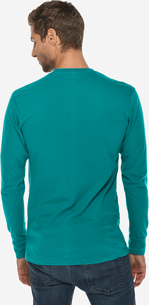 Lane Seven Ls15009 Heavyweight Long Sleeve Tee - Teal