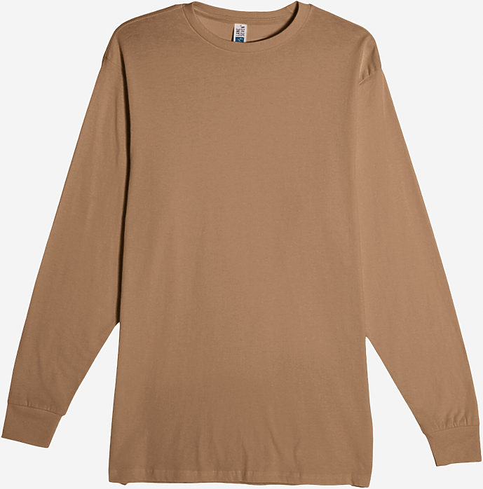 Lane Seven Ls15009 Heavyweight Long Sleeve Tee - Toasted Coconut