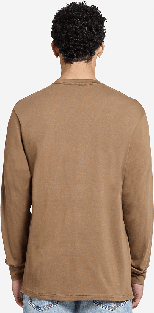 Lane Seven Ls15009 Heavyweight Long Sleeve Tee - Toasted Coconut