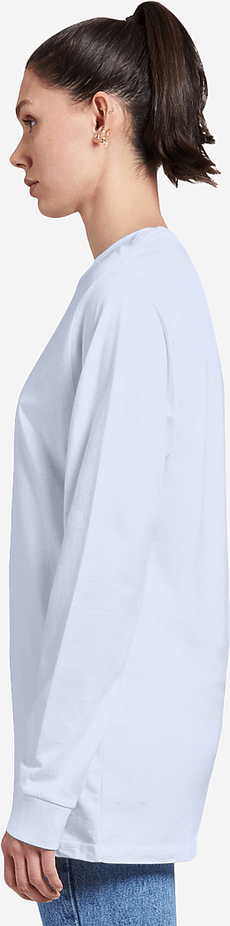 Lane Seven Ls15009 Heavyweight Long Sleeve Tee - White