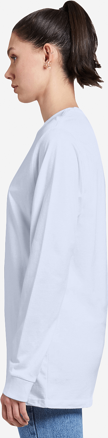 Lane Seven Ls15009 Heavyweight Long Sleeve Tee - White
