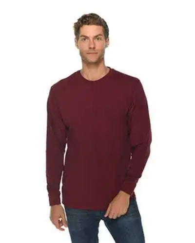 Lane Seven Ls15009 Unisex Long Sleeve T-shirt - Burgundy