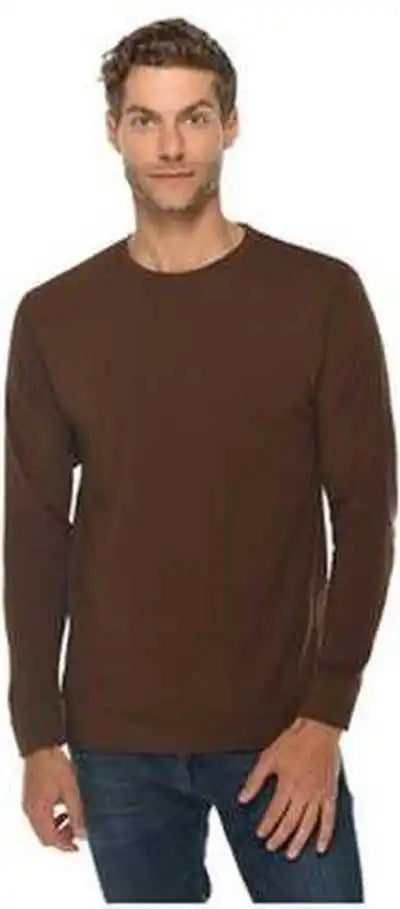 Lane Seven Ls15009 Unisex Long Sleeve T-shirt - Chestnut