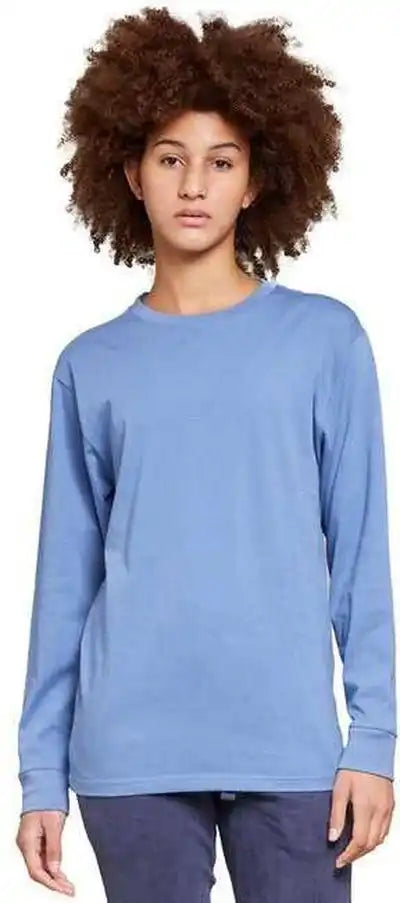 Lane Seven Ls15009 Unisex Long Sleeve t Shirt Colony Blue