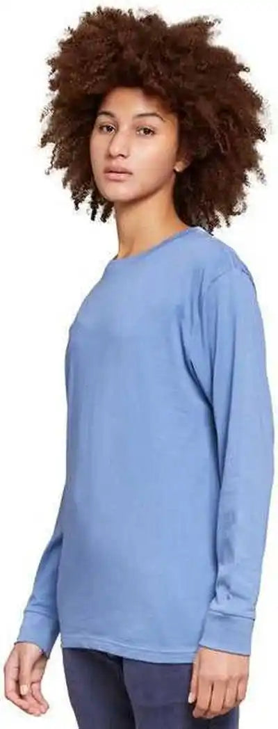 Lane Seven Ls15009 Unisex Long Sleeve t Shirt Colony Blue