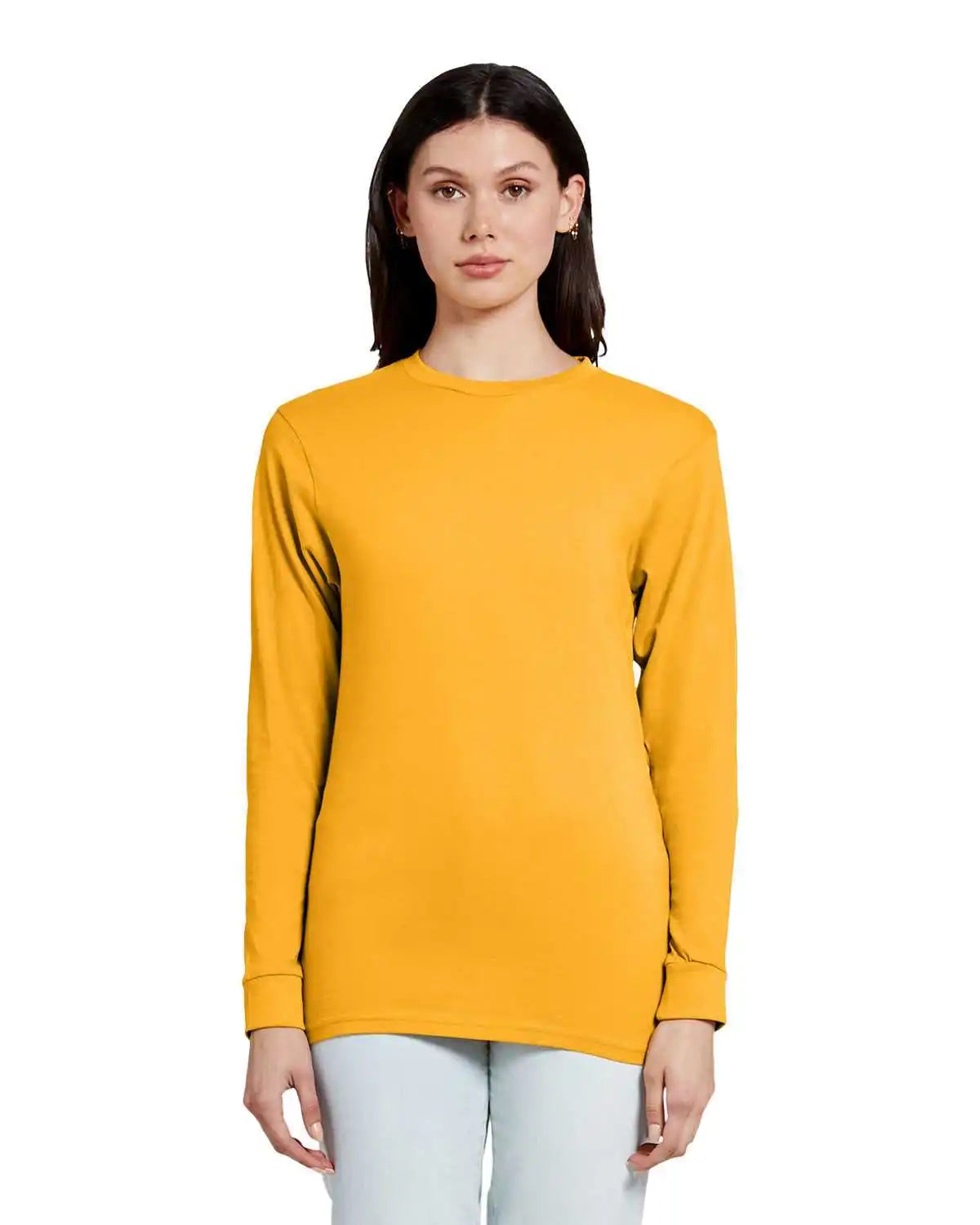 Lane Seven Ls15009 Unisex Long Sleeve T-shirt - Mustard