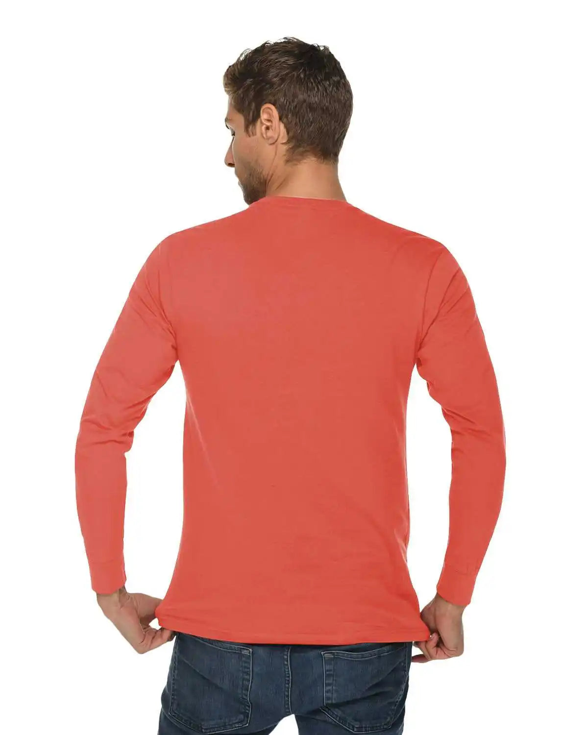 Lane Seven Ls15009 Unisex Long Sleeve T-shirt - Paprika