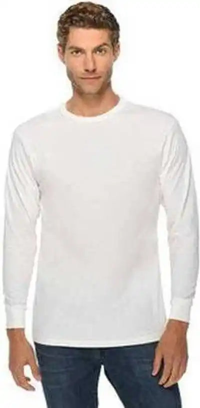 Lane Seven Ls15009 Unisex Long Sleeve T-shirt - White
