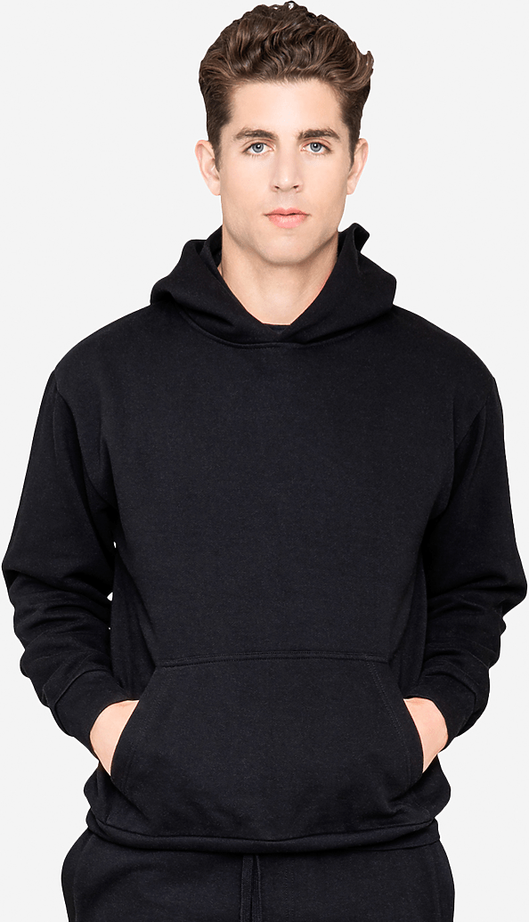 Lane Seven Ls16001 Urban Pullover Hoodie - Black - Black / Adult Xs