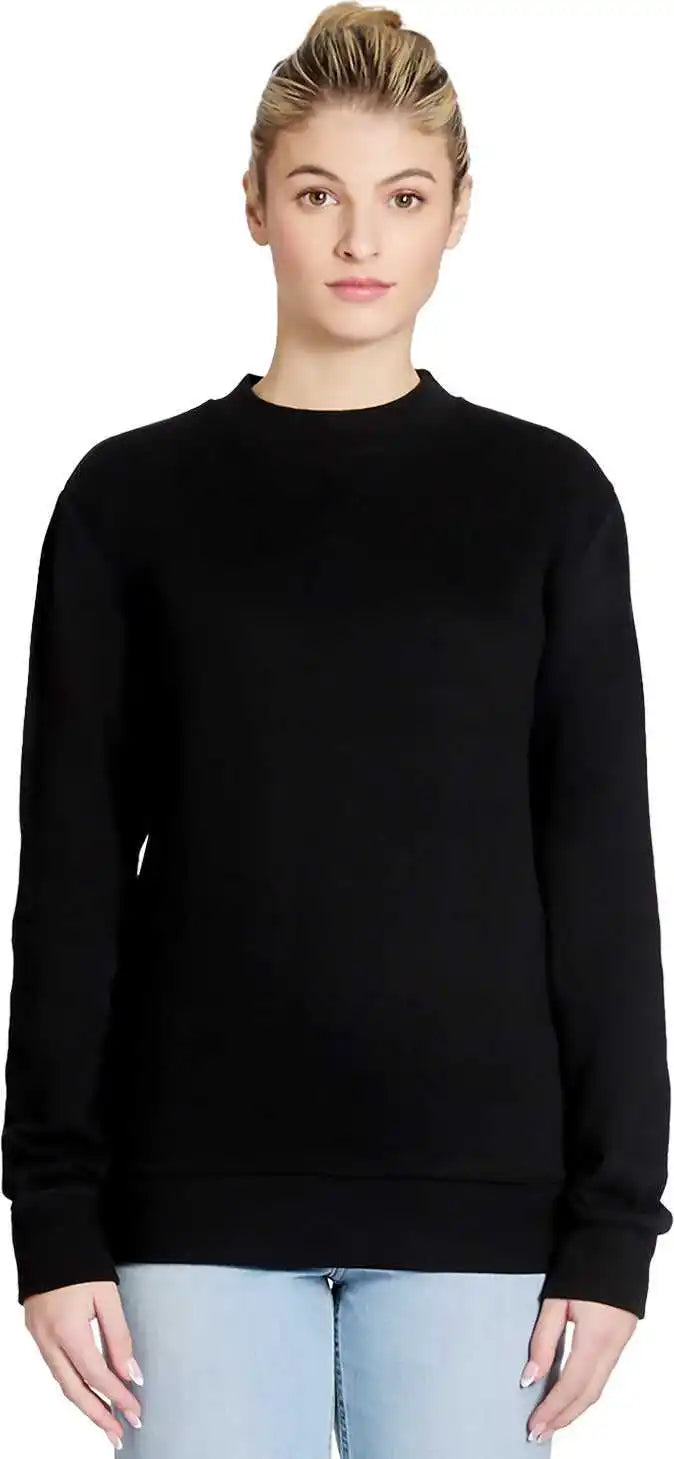 Lane Seven Ls16004 Unisex Urban Pigment-dyed Crewneck Sweatshirt - Black