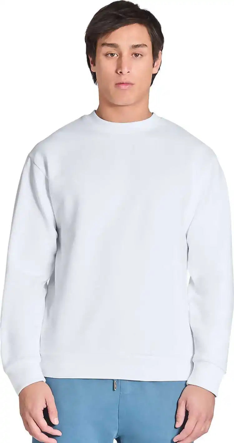 Lane Seven Ls16004 Unisex Urban Pigment-dyed Crewneck Sweatshirt - White