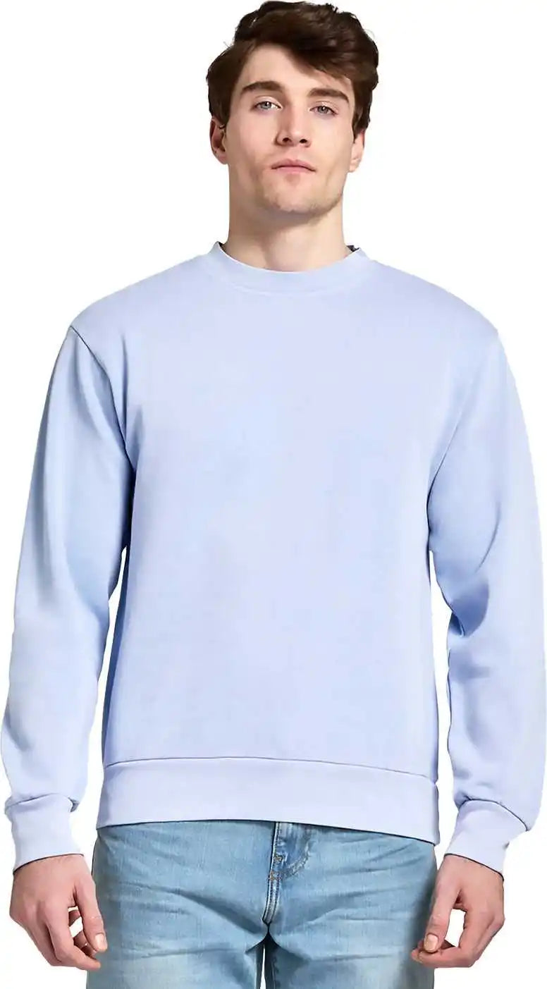 Lane Seven Ls16004 Unisex Urban Pigment Dyed Crewneck Sweatshirt Grape Ice