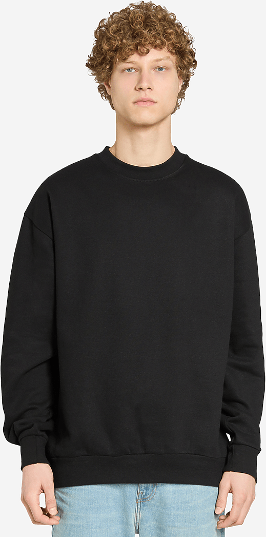 Lane Seven Ls16004 Urban Crewneck Sweatshirt - Black - Black / Adult Xs