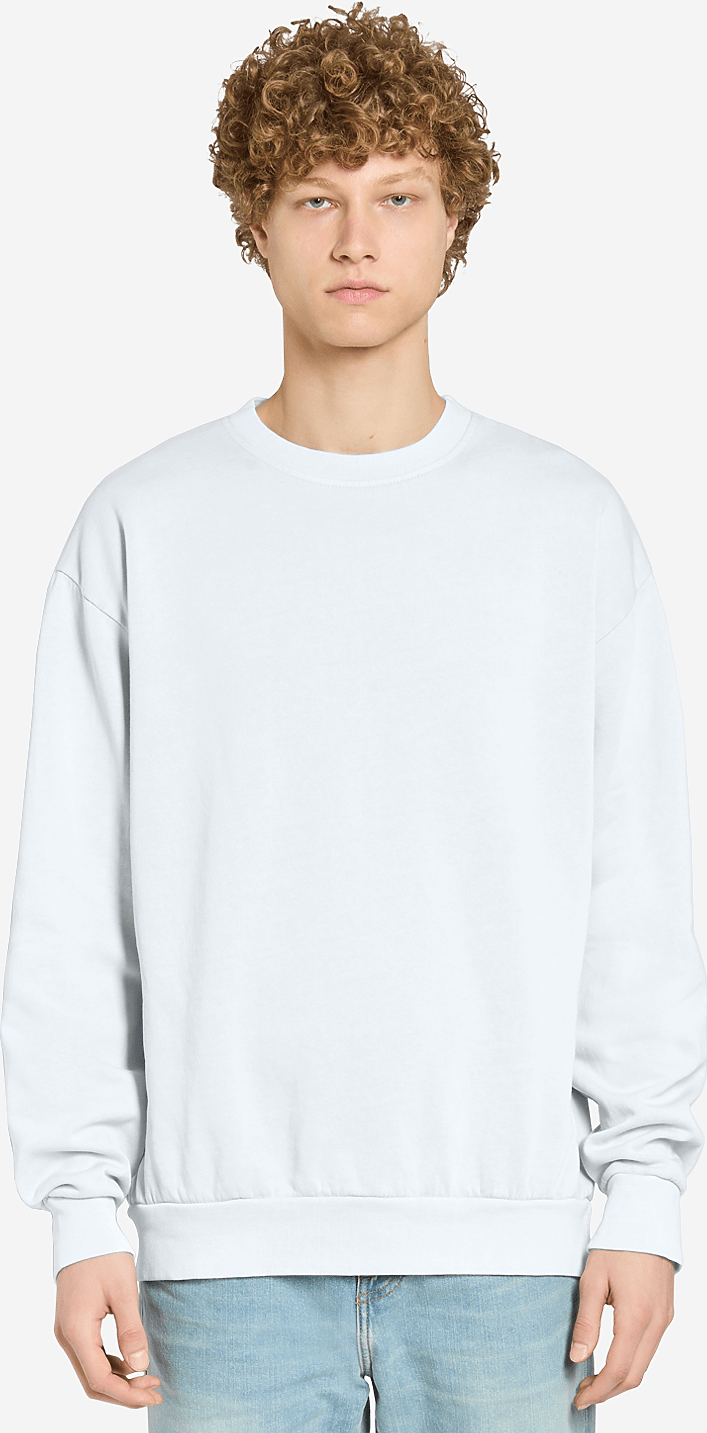 Lane Seven Ls16004 Urban Crewneck Sweatshirt - White