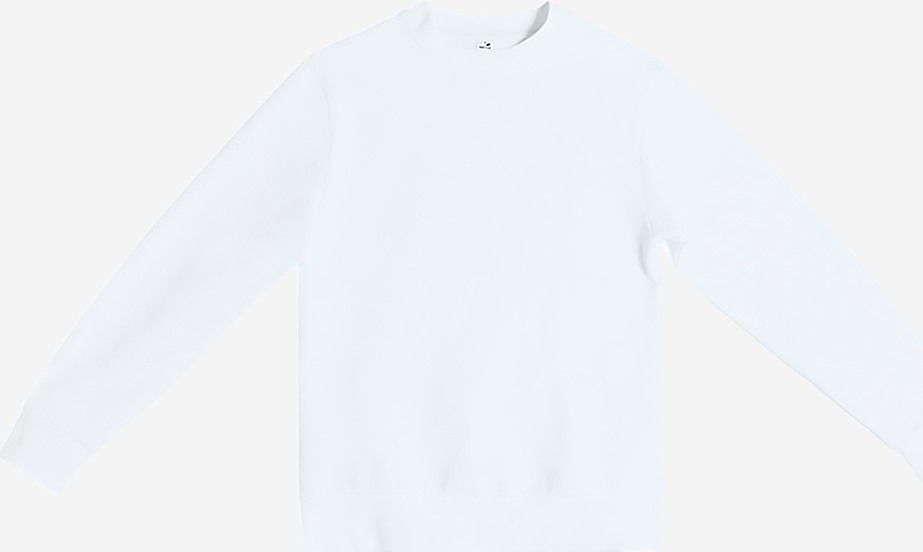 Lane Seven Ls16004 Urban Crewneck Sweatshirt - White