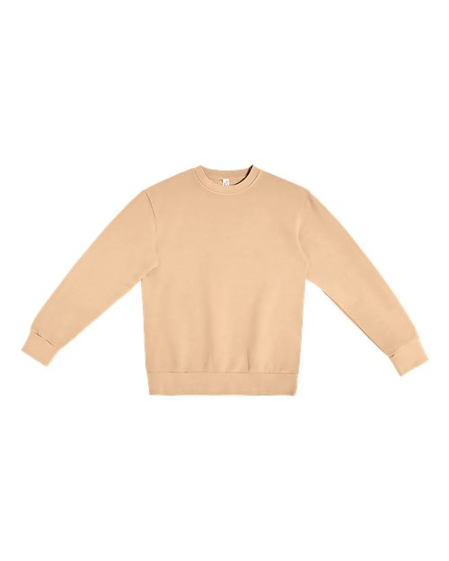 Lane Seven Ls16004gd Pigment-dyed Crewneck Sweatshirt - Pigment Burro
