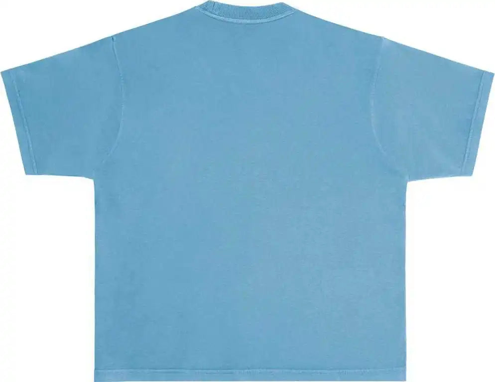 Lane Seven Ls16005 Heavyweight Pigment t Shirt Pebble Blue