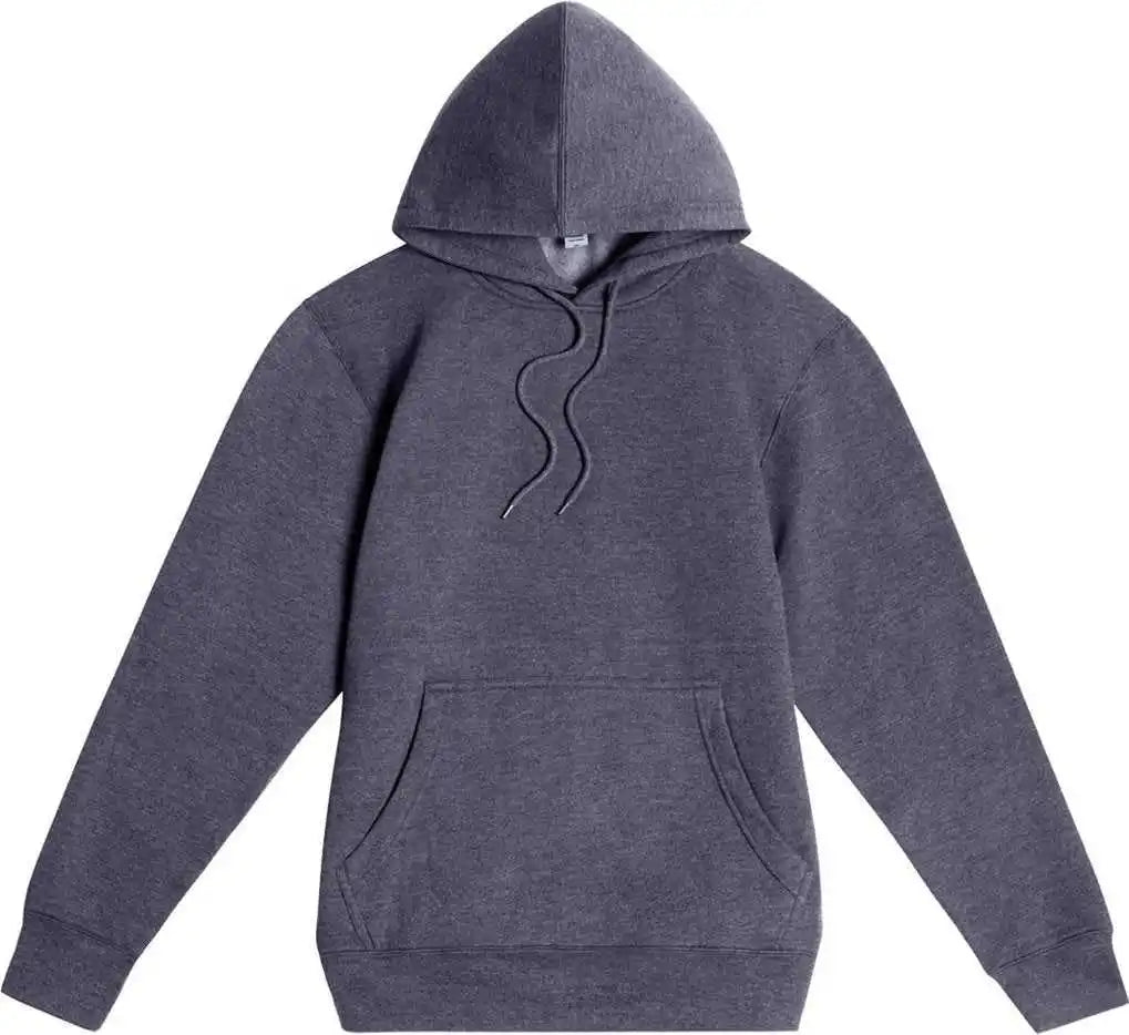 Lane Seven Ls18002 Unisex Future Fleece Hooded Sweatshirt Heather Charcoal