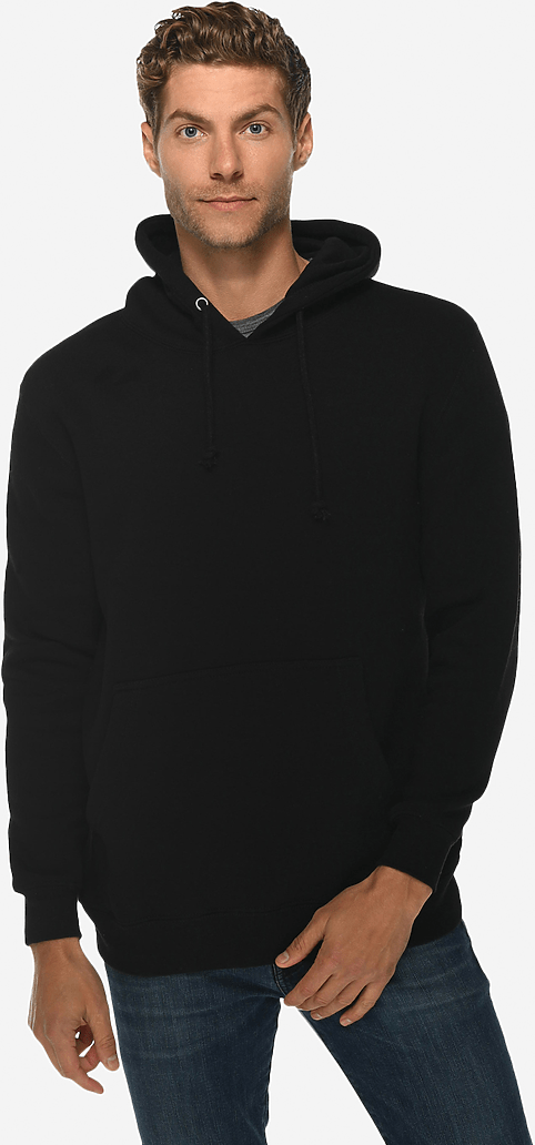 Lane Seven Ls19001 Heavyweight Pullover Hoodie - Black