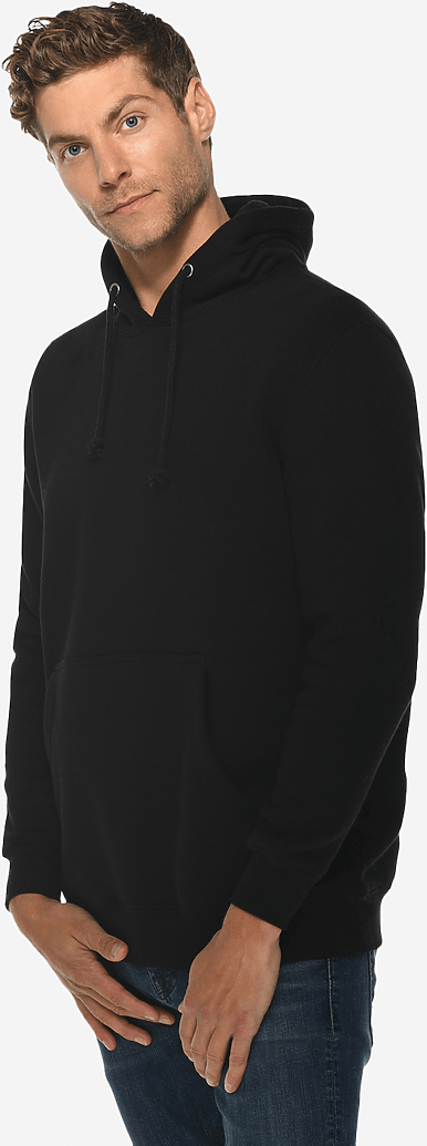 Lane Seven Ls19001 Heavyweight Pullover Hoodie - Black