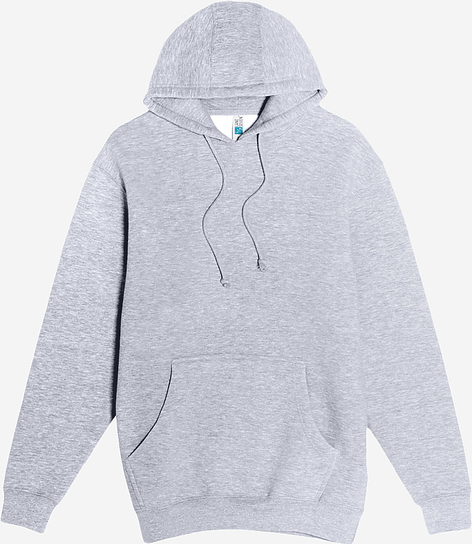 Lane Seven Ls19001 Heavyweight Pullover Hoodie - Heather Grey