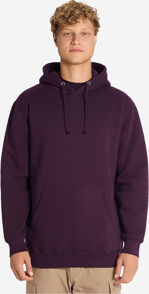 Lane Seven Ls19001 Heavyweight Pullover Hoodie - Plum - Plum / Adult Xs
