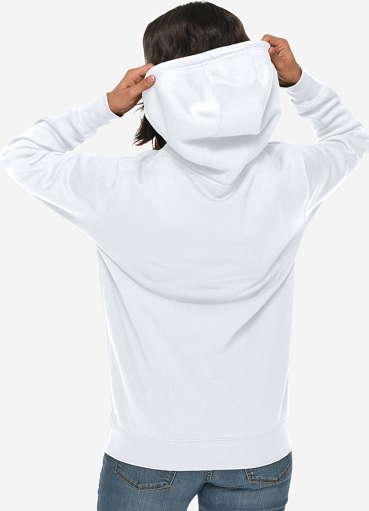 Lane Seven Ls19001 Heavyweight Pullover Hoodie - White