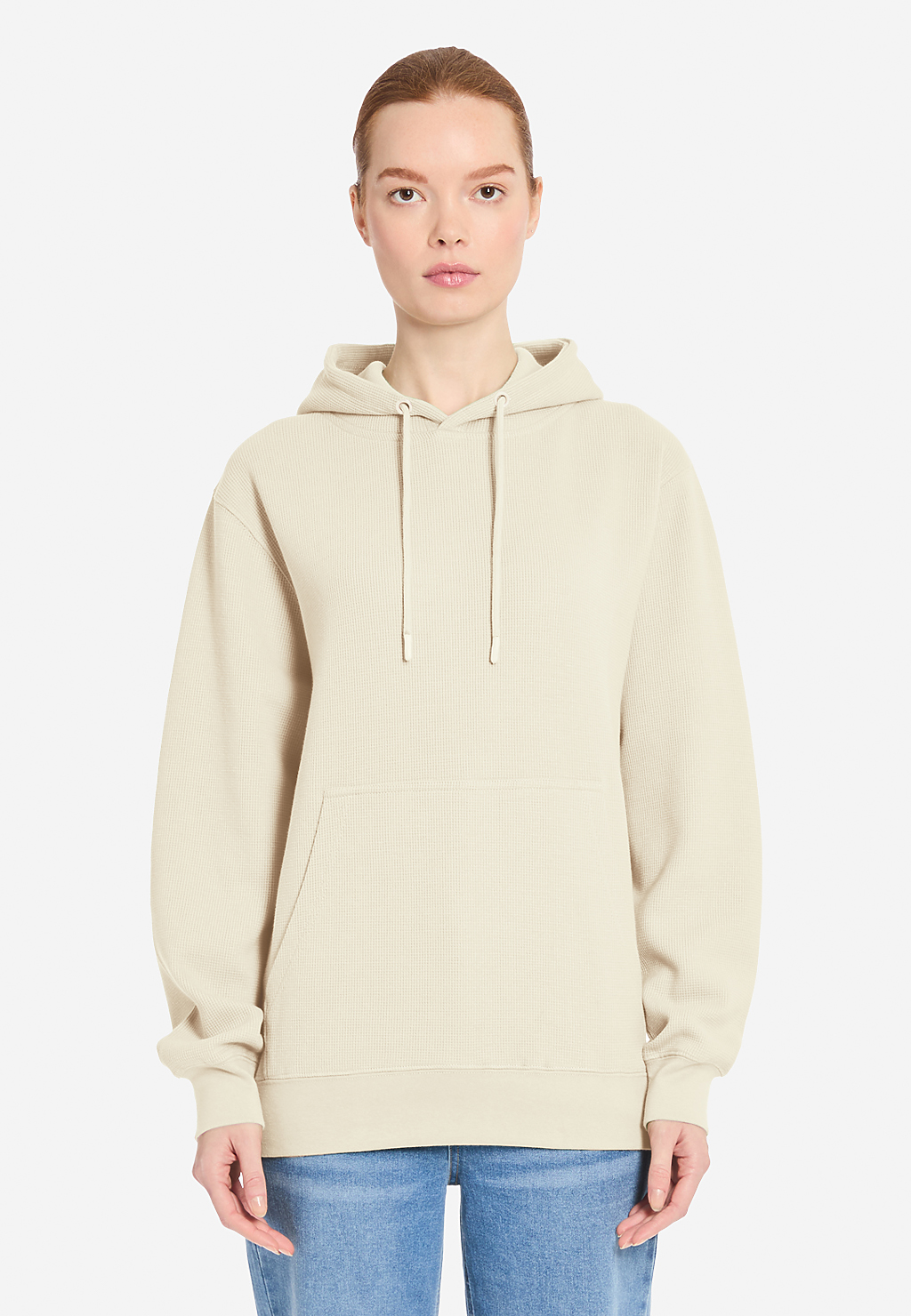 Lane Seven Ls34001 Thermal Hoodie - Sandshell
