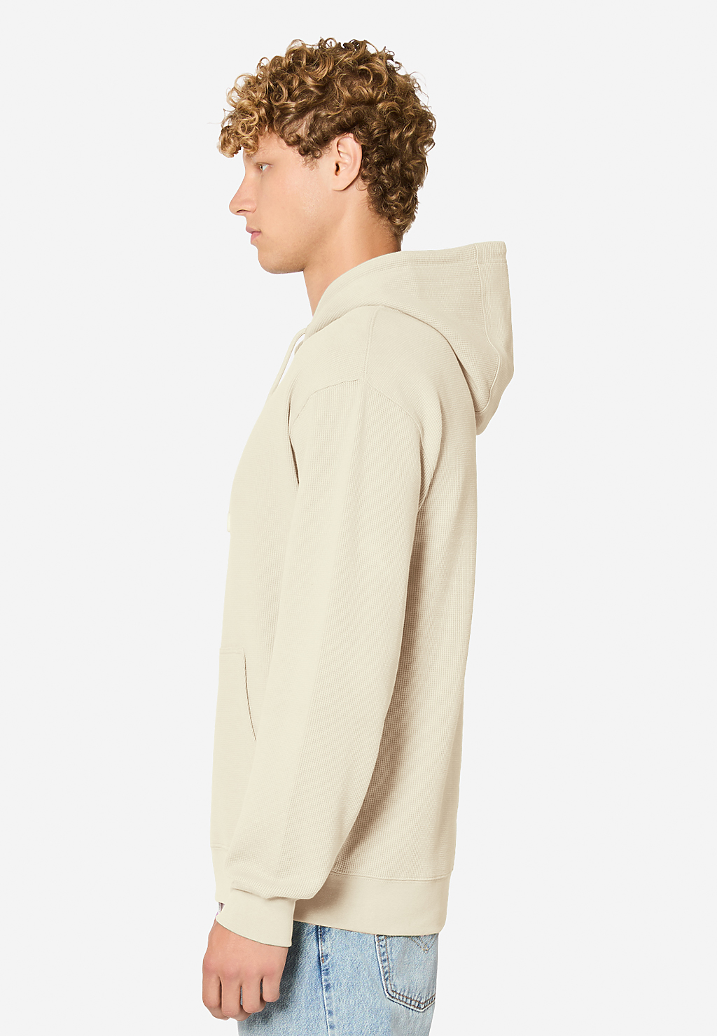 Lane Seven Ls34001 Thermal Hoodie - Sandshell