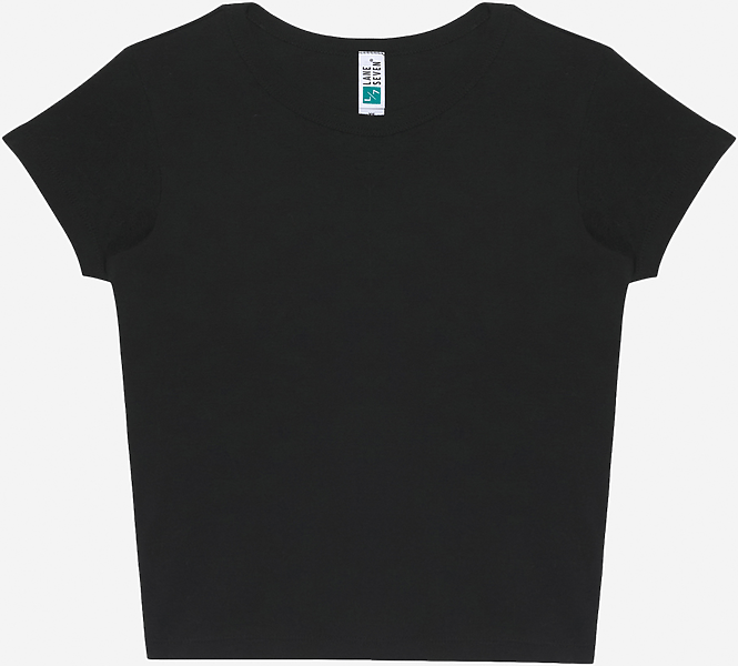 Lane Seven Ls82001 Women’s Baby Tee - Black