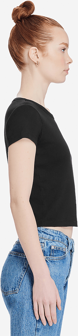 Lane Seven Ls82001 Women’s Baby Tee - Black