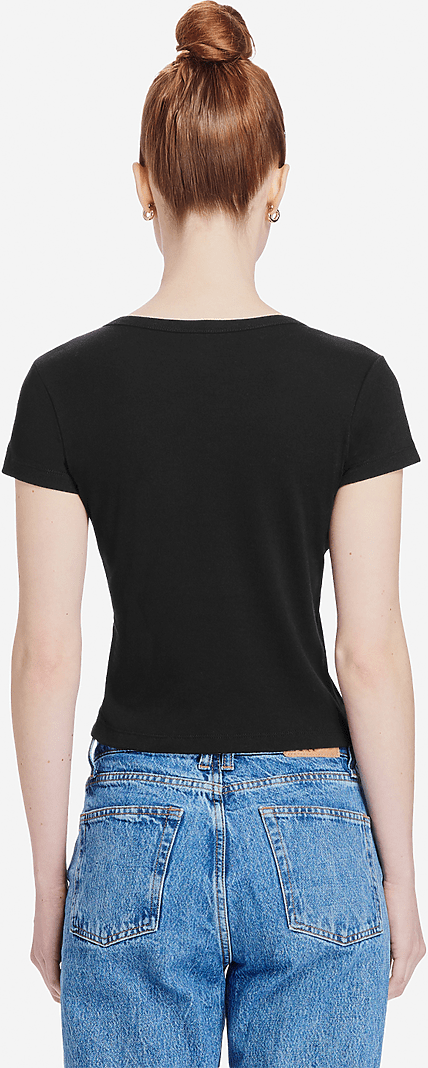 Lane Seven Ls82001 Women’s Baby Tee - Black