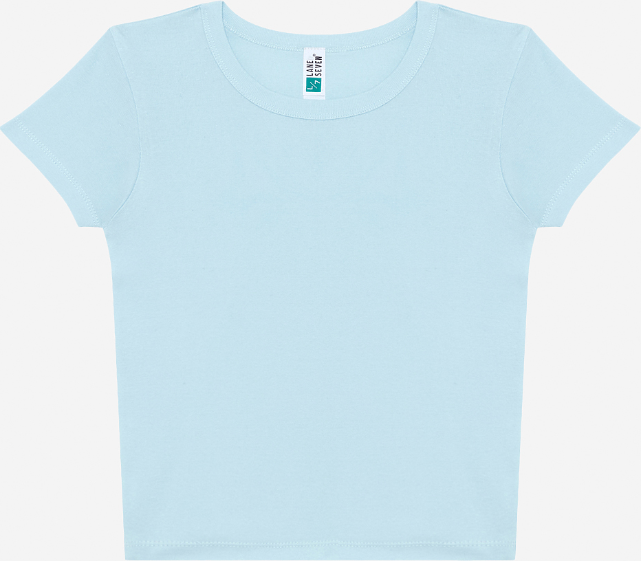 Lane Seven Ls82001 Women’s Baby Tee - Baby Blue