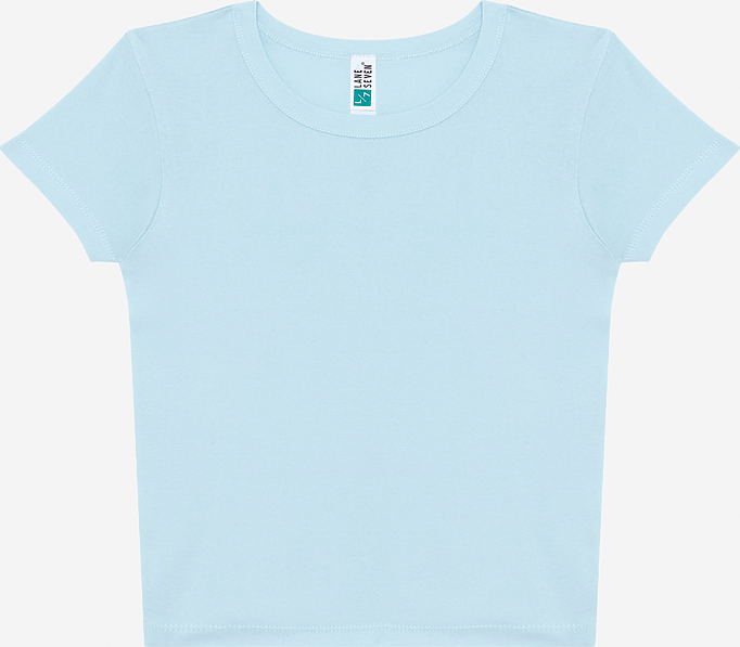 Lane Seven Ls82001 Women’s Baby Tee - Baby Blue