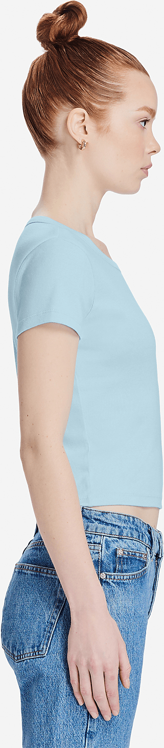 Lane Seven Ls82001 Women’s Baby Tee - Baby Blue