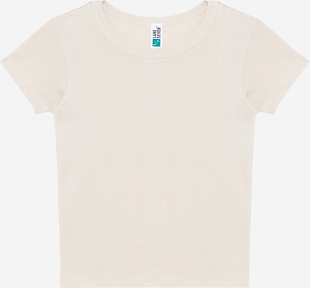 Lane Seven Ls82001 Women’s Baby Tee - Bone