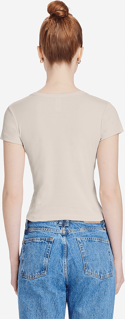 Lane Seven Ls82001 Women’s Baby Tee - Bone
