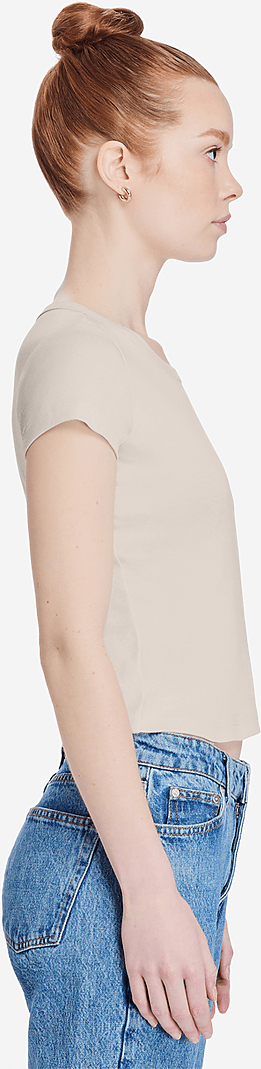 Lane Seven Ls82001 Women’s Baby Tee - Bone