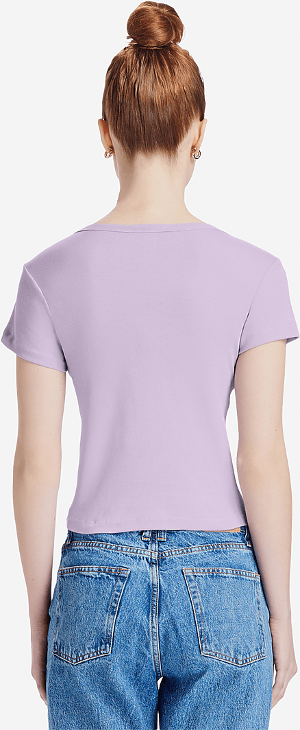 Lane Seven Ls82001 Women’s Baby Tee - Lilac
