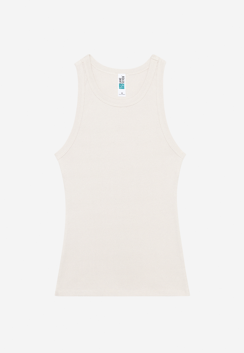 Lane Seven Ls83006 Women’s Ribbed Tank - Bone