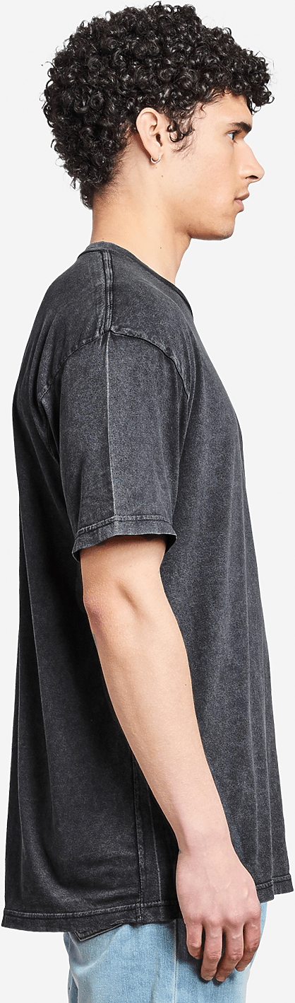 Lane Seven Lst002 Vintage Crewneck Tee - Black