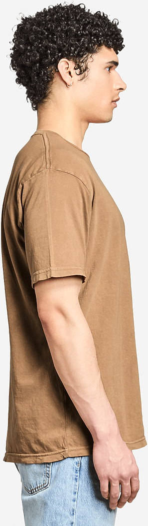 Lane Seven Lst002 Vintage Crewneck Tee - Camel