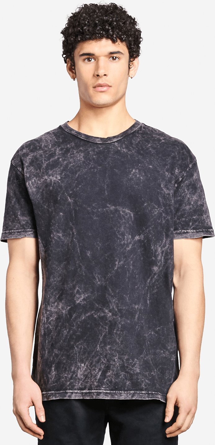 Lane Seven Lst002 Vintage Crewneck Tee - Cloud Black